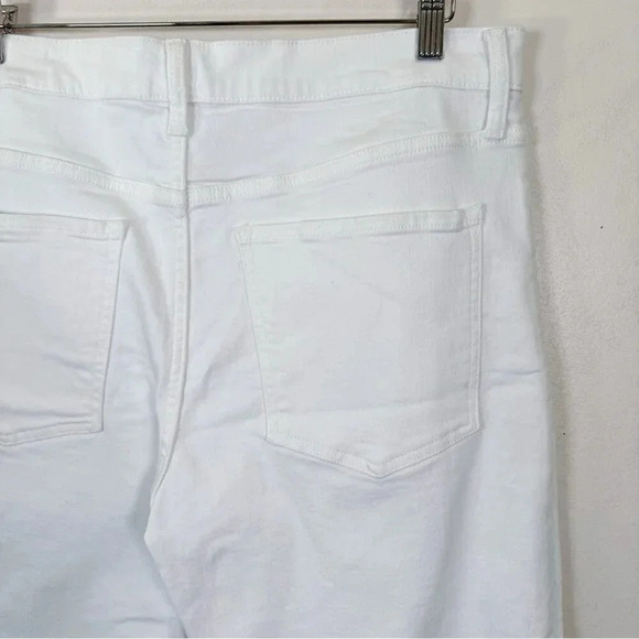 Banana Republic Womens Size 32 High  Rise Slim White Jeans - Picture 12 of 14